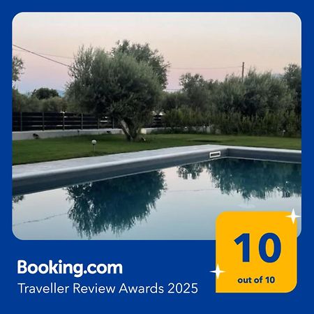 Nostos Luxury Villas With Private Pool In Nafpaktos Exterior foto