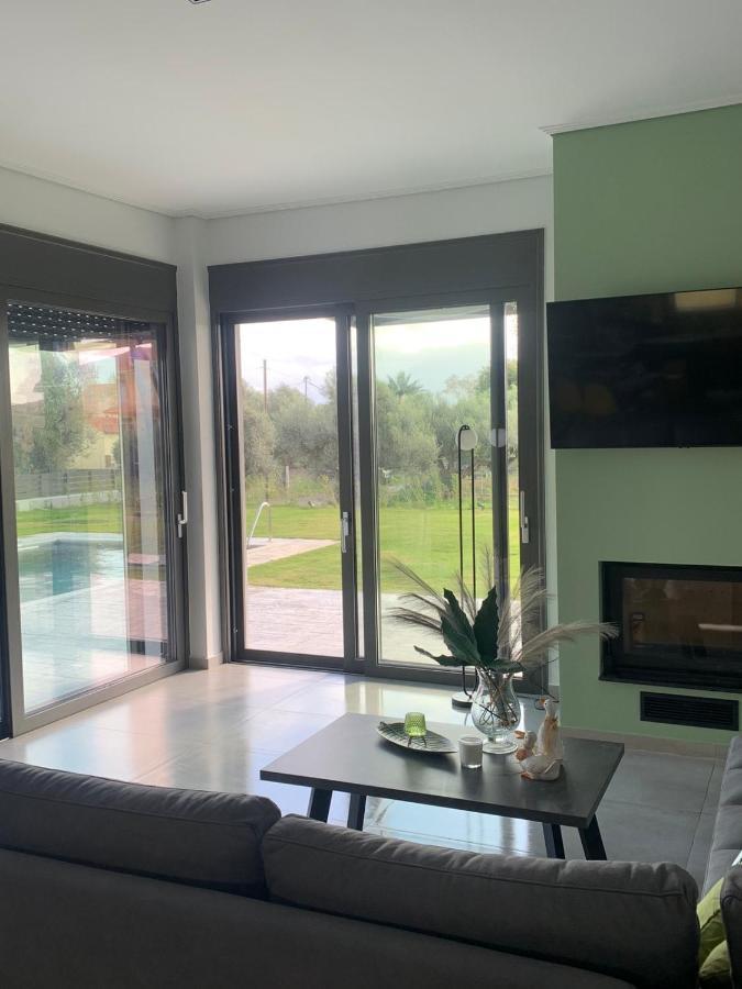Nostos Luxury Villas With Private Pool In Nafpaktos Exterior foto
