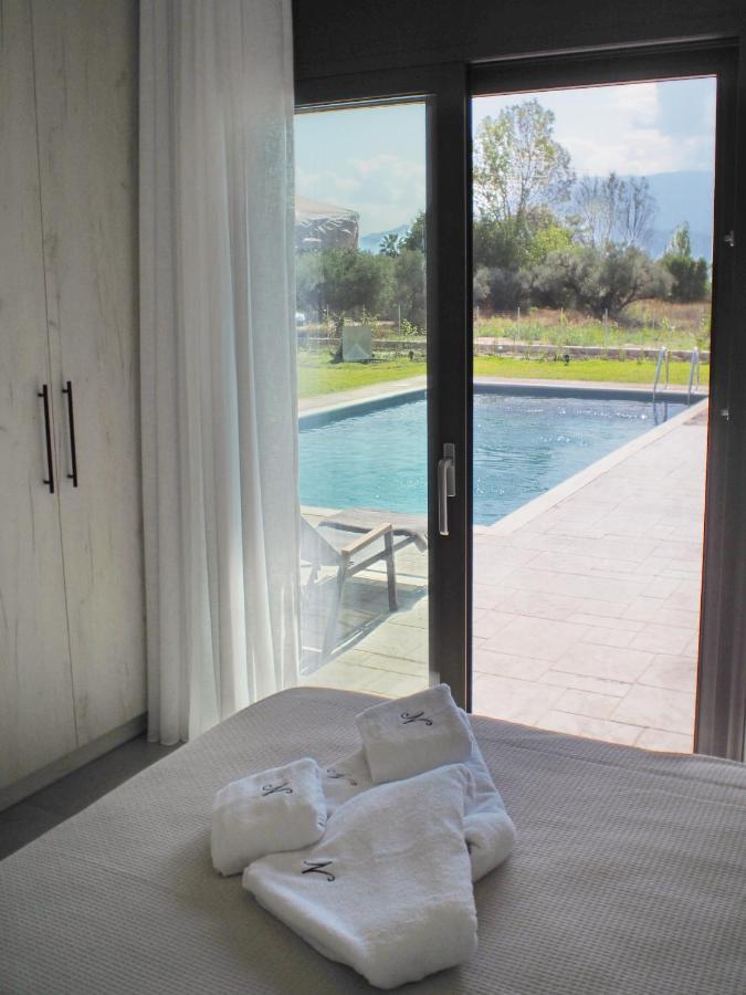 Nostos Luxury Villas With Private Pool In Nafpaktos Exterior foto
