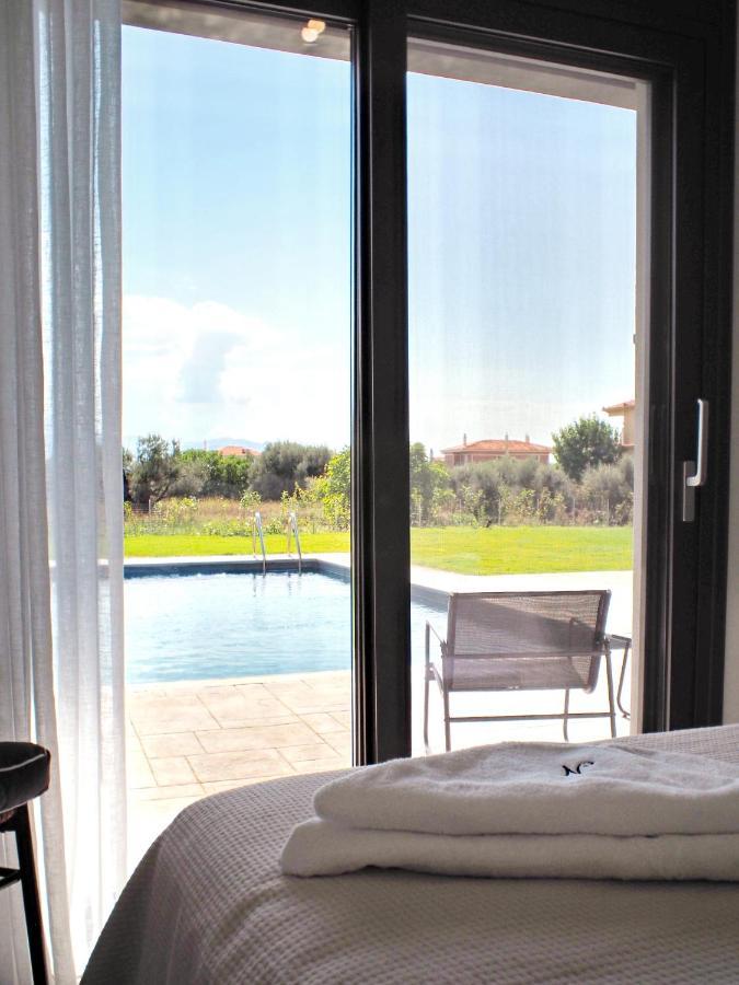Nostos Luxury Villas With Private Pool In Nafpaktos Exterior foto