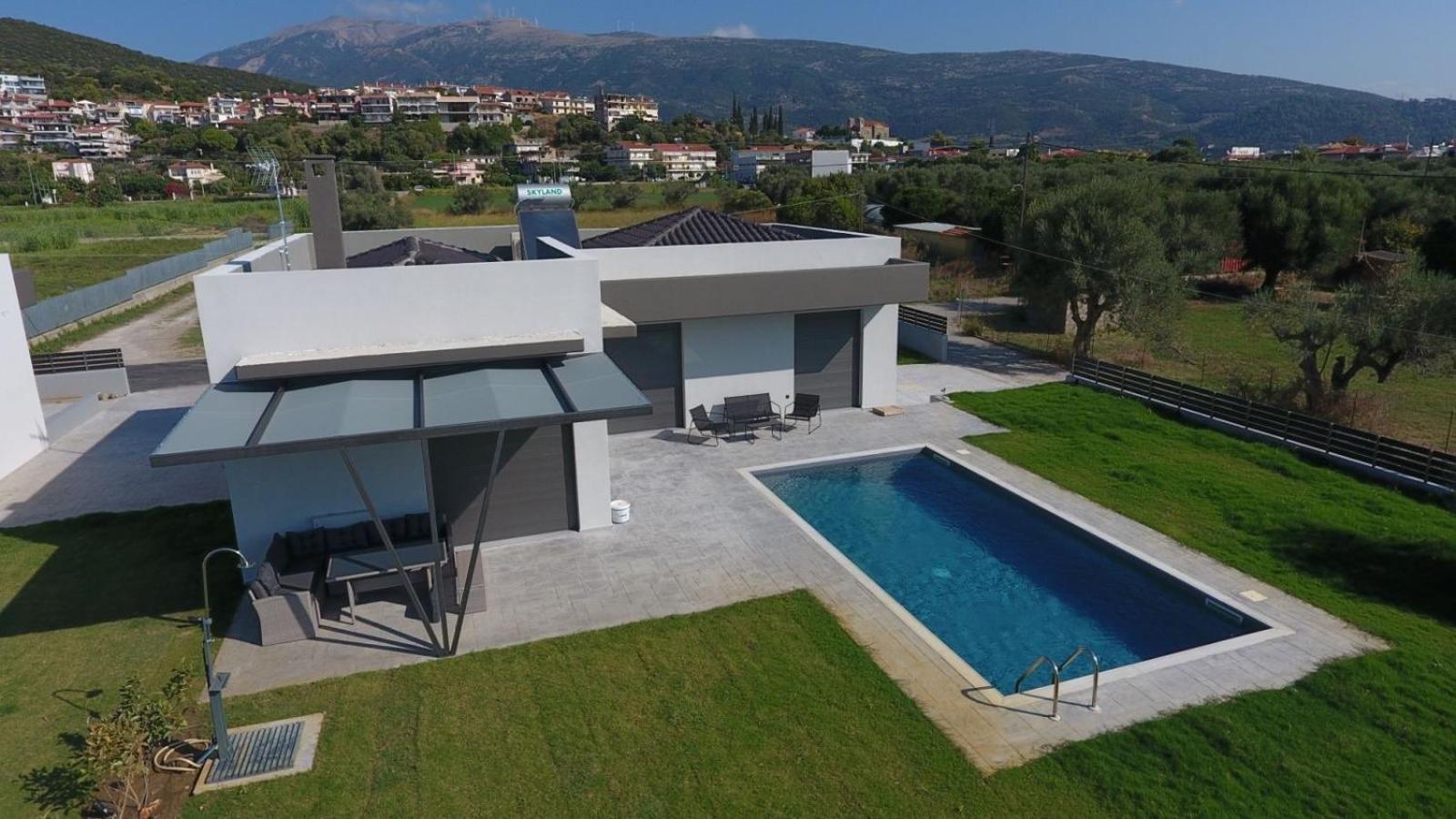 Nostos Luxury Villas With Private Pool In Nafpaktos Exterior foto