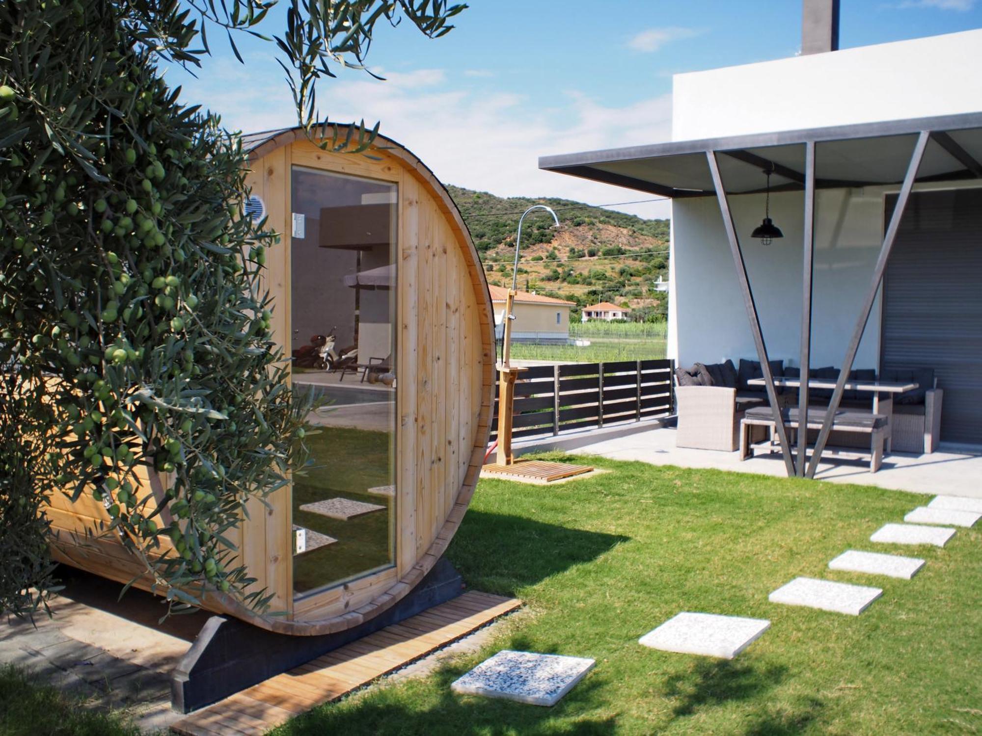 Nostos Luxury Villas With Private Pool In Nafpaktos Exterior foto